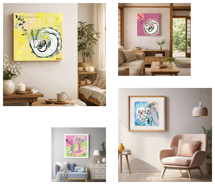 高品質なプリントキャンバス画